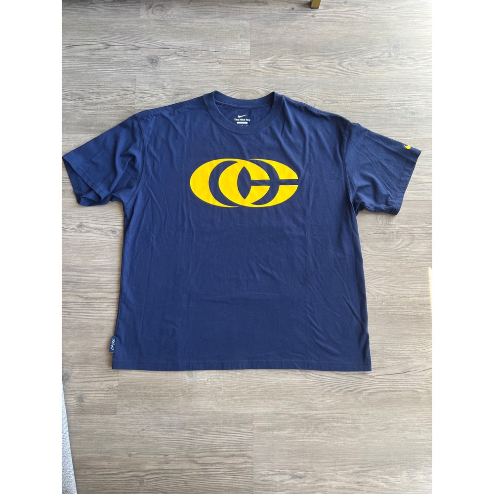 Nike Men's Caitlin Clark Short Sleeve Navy T-Shirt CC Logo Size XL